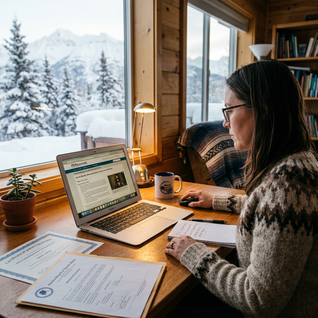 Alaska social workers may earn up to 35 continuing education (CE) hours per renewal through online courses offered @pdresources.org